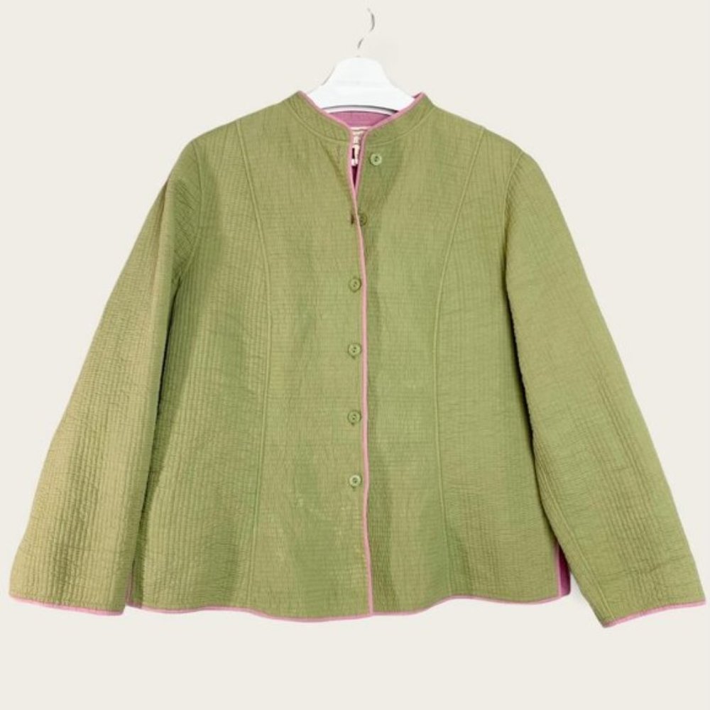 Vintage April Cornell Reversible Quilted Jacket